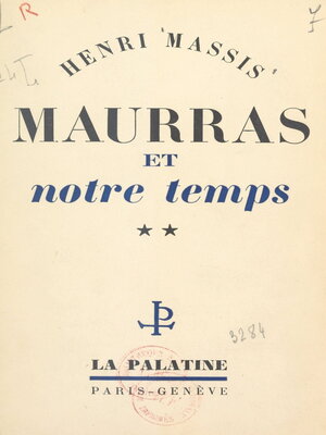 cover image of Maurras et notre temps (2)